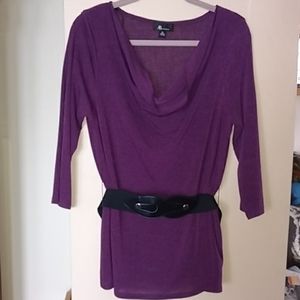 Knit Tunic with Belt
